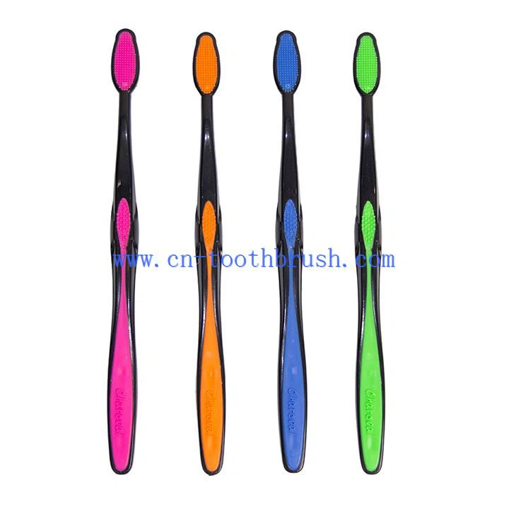 The Back Of Super Soft Charcoal Whitening Teeth Toothbrush