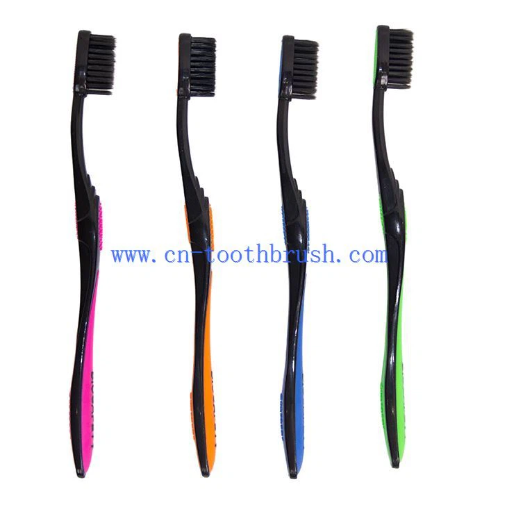 The Side Of Super Soft Charcoal Whitening Teeth Toothbrush
